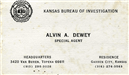 Dewey's KBI Business Card